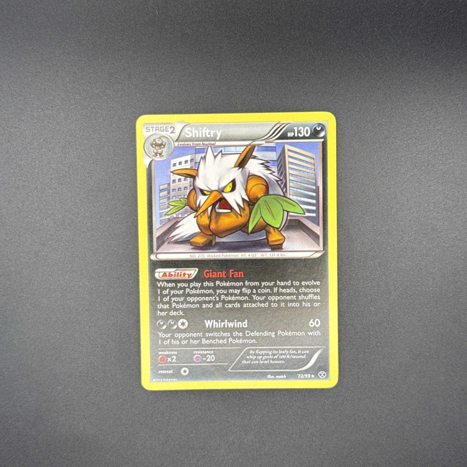NM Shiftry 72/99 Next Destinies Regular