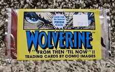 1992 Wolverine From Then ‘Til Now II Sealed Pack Comic Images Prism Chase cards