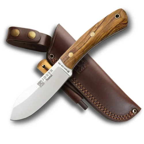 Nessmuk CO136-P Bushcraf and survival Knife, 11cm/4.3in Sandvik 14C28N Blade ...