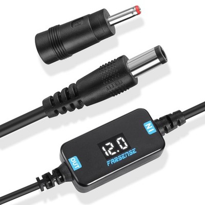 USB DC 5V to 12V Step Up Power Cable3FT,USB C to DC 12V Adapter with DC Jack ...