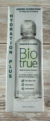 Biotrue Hydration Plus Contact Lens Solution for Hydrating Eye Care - 10 fl oz