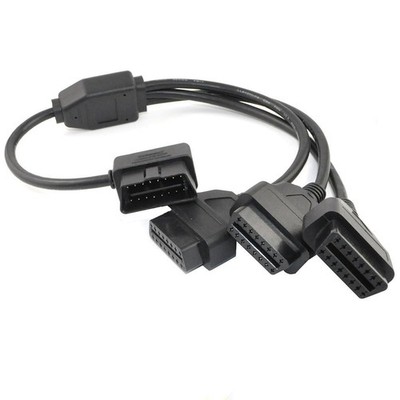 OLLGEN OBD2 Splitter Cable,OBDII Extension Cable,1 Male to 3 Female Car Diagn...