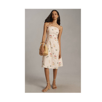 Anthropologie - Corey Lynn Calter - Linen Dress - Size Medium | eBay