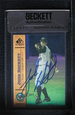 BAS 2001 SP Top Prospects Josh Beckett #68 Authentic Auto ow6