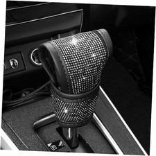 Bling Auto Gear Shift Knob Cover, Car Knob Gear Stick Protector, Sparkly White