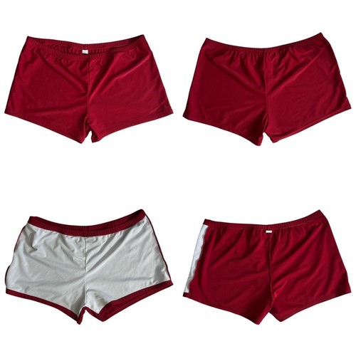 Tankini Swimsuit Womens 2XL Red White Strappy Mesh Swimdress Set Padded Cups - Picture 8 of 10