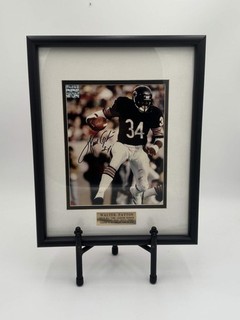 Walter Payton Autographed Chicago Bears Framed COA