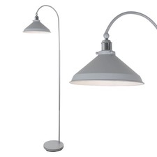 Modern Retro Grey Floor Lamp Standing Reading Light