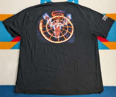 Vintage Tool Band Shirt Los Angeles Tour Double Sided Faded Laterulus Black XL