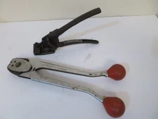 Vintage SIGNODE STEEL Model C3820 Metal Band Strapping Crimper & CPB-2 Tensioner