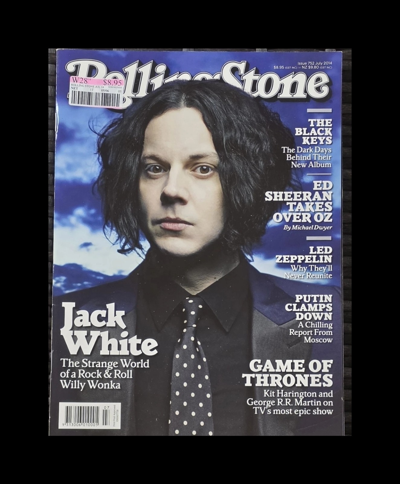 Rolling Stone Magazine July 2014 Jack White Game of Thrones Ed Sheeran