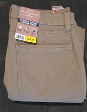 Weatherproof Vintage Men's Bonded Fleece Lined Pant. Tan 32x29