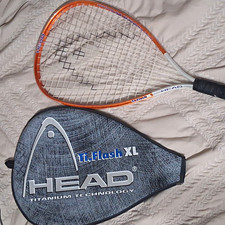HEAD Ti.Flash XL Titanium Technology Tennis Racquet w/ HEAD Cover Case