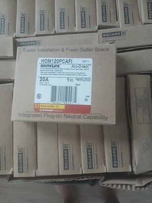10 pack Square D HOM120CAFI 20 A  Circuit Breaker