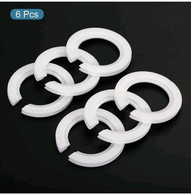 6 pcs E27 To E14 Lamp Shade Adapter Ring Screw Lamp Shade Reducer Washer Plastic