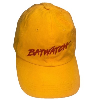 RARE BAYWATCH Movie 2017  Dwayne Rock Johnson Beach LA Hat Cap Yellow VR