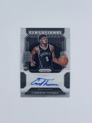 2021-22 Panini Prizm - Sensational Signatures Cameron Thomas #SS-CAM (AU, RC)