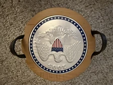 Longaberger 2005 Inaugural Basket with Liner and Lid