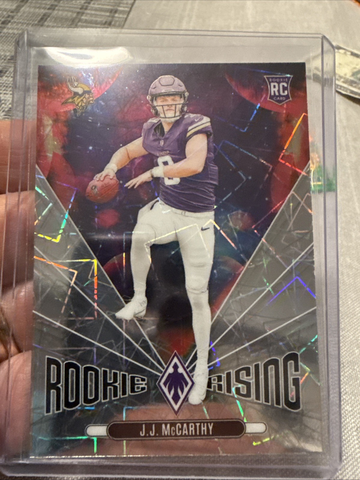 2024 Panini Phoenix - Rookie Rising J.J. McCarthy #RR-JMY Stars (RC)