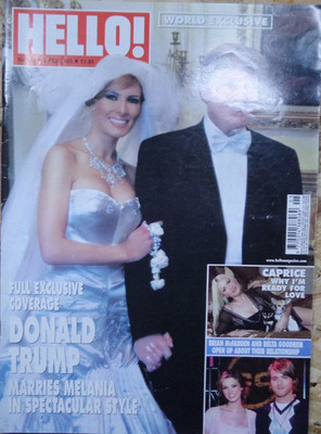 Hello! Magazine 8th February 2005 Donald Trump Weds Melania In Spectacular Style