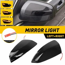 Amber LED Side Mirror Turn Signal Light For Mercedes Benz C-Class Saloon W204 2x