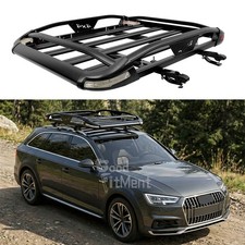 50 X 38 Roof Rack Basket Crossbars With Led Lights For Audi A4 A6 Allroad