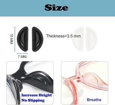 8 - 40 Pc Soft Nose Pads Stick On Adhesive Anti Slip Eyeglasses Sunglasses Glass