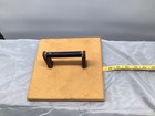 Vintage Cast Iron Handle Burger Bacon Meat Press Stone Weight