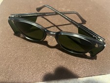 VTG AO Flexi-Fit 6 M Z87 Shop Glasses-140mm Width-Dark Green Front  Sides-NICE 