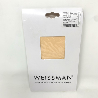 Weissman Adult W900 Convertible Tights BALLET PINK Dance Jazz Choose:   SA or MA