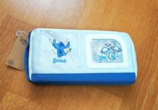 Stitch pencil case light blue