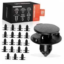 8mm Nylon Retainer Clips Push Pin Fasteners Compatible with Nissan Altima, 20
