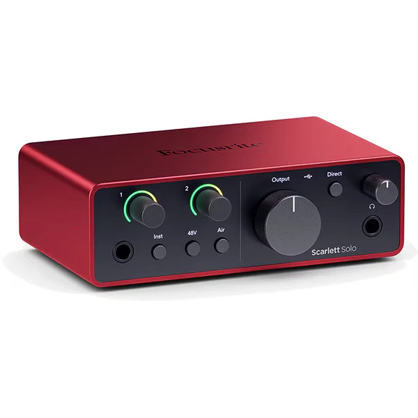 FOCUSRITE USB Audio Interface 2 in/2/out Scarlett Solo 4th Gen gen4 TI - Image 2 of 4