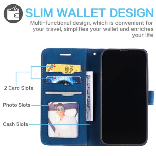 Luxury Magnetic Flip Leather Card Wallet Stand Cover Case For 14 15 Pro Max - 第 20/53 張圖片