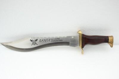 Messer MAGNUM RANGER 440-A Super, Bowiemesser, mit Sägezahnung Stainless Steel