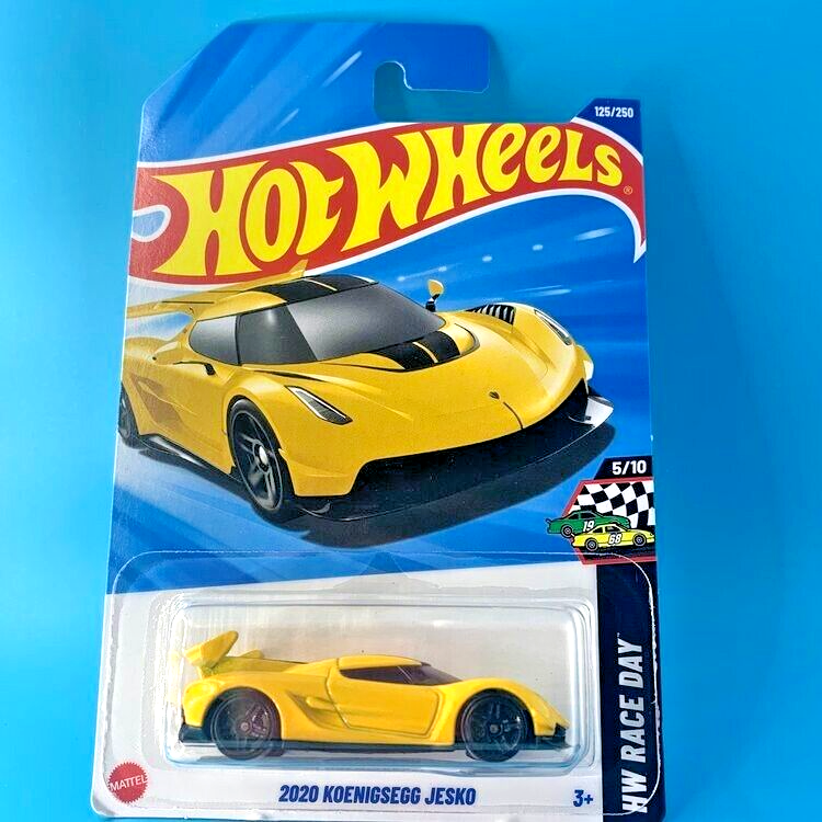 HOT WHEELS 2025 2020 KOENIGSEGG JESKO MELLOW YELLOW 125/250 HYY66