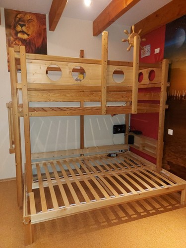 Hochbett WOODLAND Modell WINNIPEG mit Zubehör - Bild 3 von 4