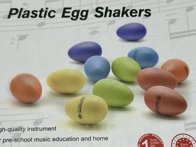 Musicube Egg Shakers Musical Instrument Percussion Multicolor NEW
