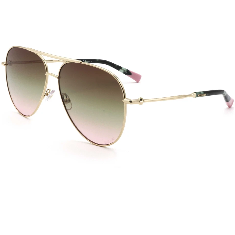 Gafas de sol para mujer Missoni doradas 60 mm MIS0120-S-J5G-60