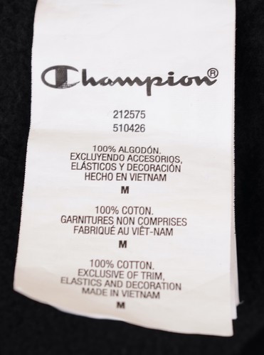 Sudadera con capucha Champion 212575 tejido inverso calentamiento azul marino algodón M - Imagen 6 de 6