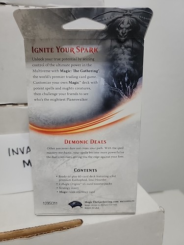 Magic The Gathering Origins - Demonic Deals Intro Pack Theme Deck + boosters MTG - Picture 6 of 10