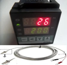 Professional PID Temperature Controller Oven Kiln °F°C Fahrenheit Display SSR TC