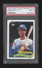 PSA 9 KEN GRIFFEY JR 1989 TOPPS TRADED TIFFANY ROOKIE RC SP #41T  MARINERS HOF !