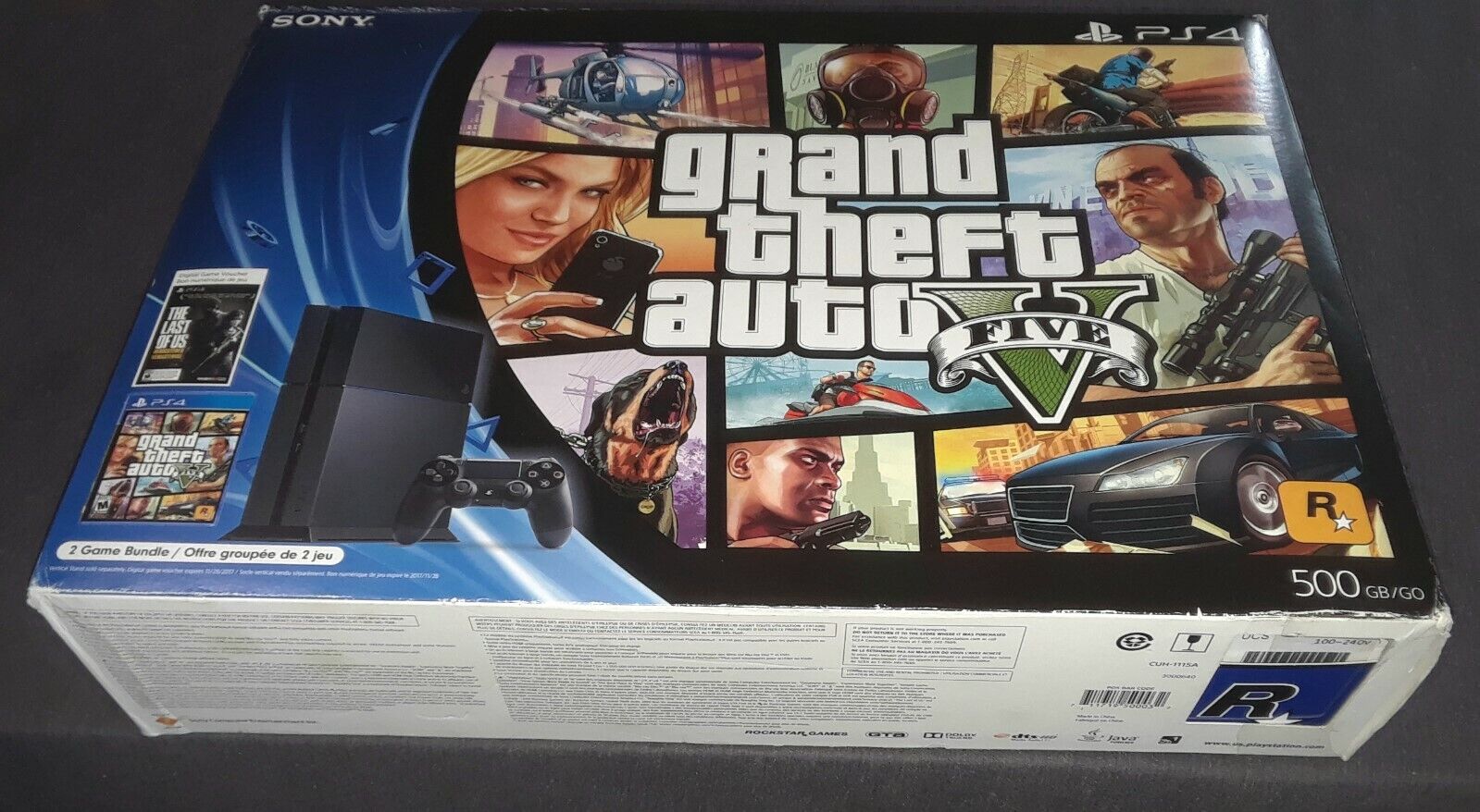 NEW* Grand Theft Auto (BLACK FRIDAY EDITION) PlayStation 4 [GTA 5 PS4 BUNDLE] 711719500025 |