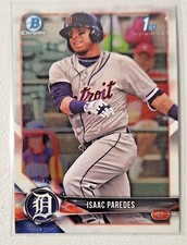 ISAAC PAREDES - Tampa Bay Rays / Tigers Rookie RC - ***You Pick and Choose***