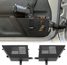 2x Front Door Storage Box Door Side Insert For 2007-18 Jeep Wrangler Jk 24 Door