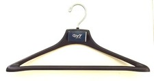 Vintage WFF by Farah Black Plastic Suit Clothes Hanger  16.5"