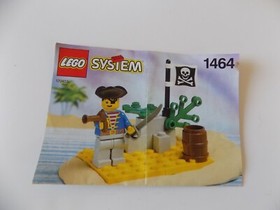 Vintage Lego Pirates 1464 Pirate Lookout Set (1992): 100% Complete w/Instruction