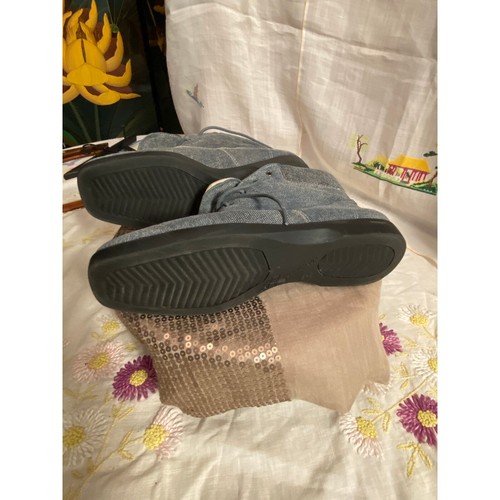 Vintage 90s, Women’s Ros Hommerson Gray Denim Ankle Bootie US size 9 ½ W - Picture 11 of 12