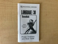 Swedish Phrase Book / Dictionary - Pocket Size - by Language/30 